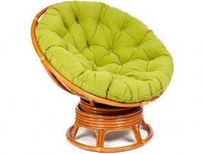 Кресло-качалка Papasan w 23/01 B с подушкой Cognac, флок Олива в Артёмовском - artyomovskij.magazin-mebel74.ru | фото