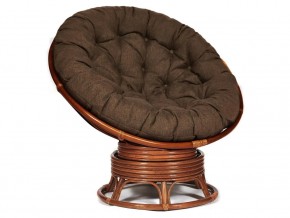 Кресло-качалка Papasan w 23/01 B с подушкой Pecan, ткань Коричневый в Артёмовском - artyomovskij.magazin-mebel74.ru | фото