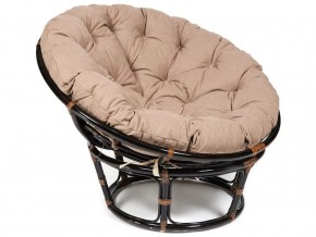 Кресло Papasan 23/01 W с подушкой Antique brown, экошерсть Коричневый в Артёмовском - artyomovskij.magazin-mebel74.ru | фото