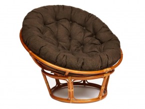 Кресло Papasan 23/01 W с подушкой Cognac, ткань Коричневый в Артёмовском - artyomovskij.magazin-mebel74.ru | фото