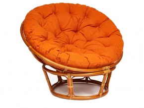 Кресло Papasan 23/01 W с подушкой Cognac, ткань Оранжевый в Артёмовском - artyomovskij.magazin-mebel74.ru | фото