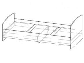 Кровать одинарная в Артёмовском - artyomovskij.magazin-mebel74.ru | фото
