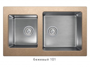 Мойка комбинированная Tolero twist TTS-840 Бежевый 101 в Артёмовском - artyomovskij.magazin-mebel74.ru | фото