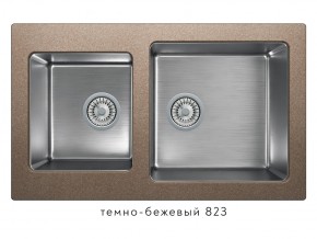 Мойка комбинированная Tolero twist TTS-840 Темно-бежевый 823 в Артёмовском - artyomovskij.magazin-mebel74.ru | фото