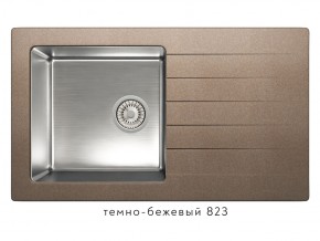 Мойка комбинированная Tolero twist TTS-860 Темно-бежевый 82 в Артёмовском - artyomovskij.magazin-mebel74.ru | фото